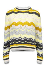 Slowlove Jersey ondas multicolor Printed yellow