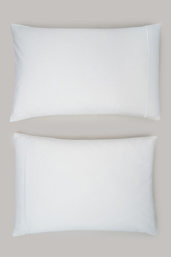 Bassols Capa de Travesseiro New York  Cama 180 cm Branco
