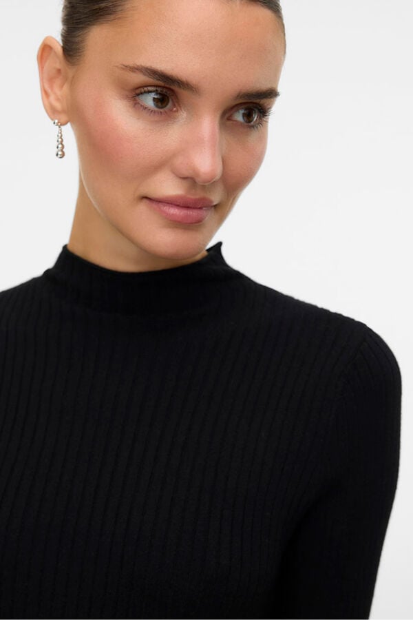 Vero Moda Vestido curto de malha Preto
