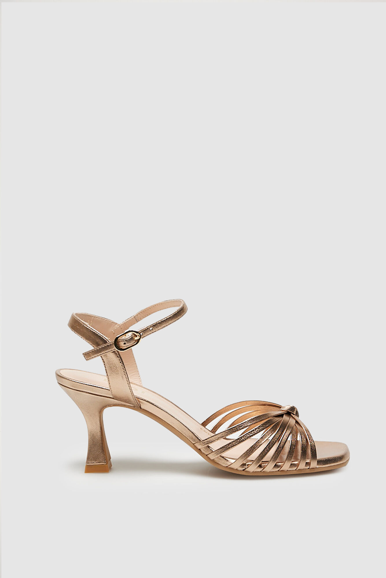 Sandalias de mujer en piel Zapatos de tacon Cortefiel