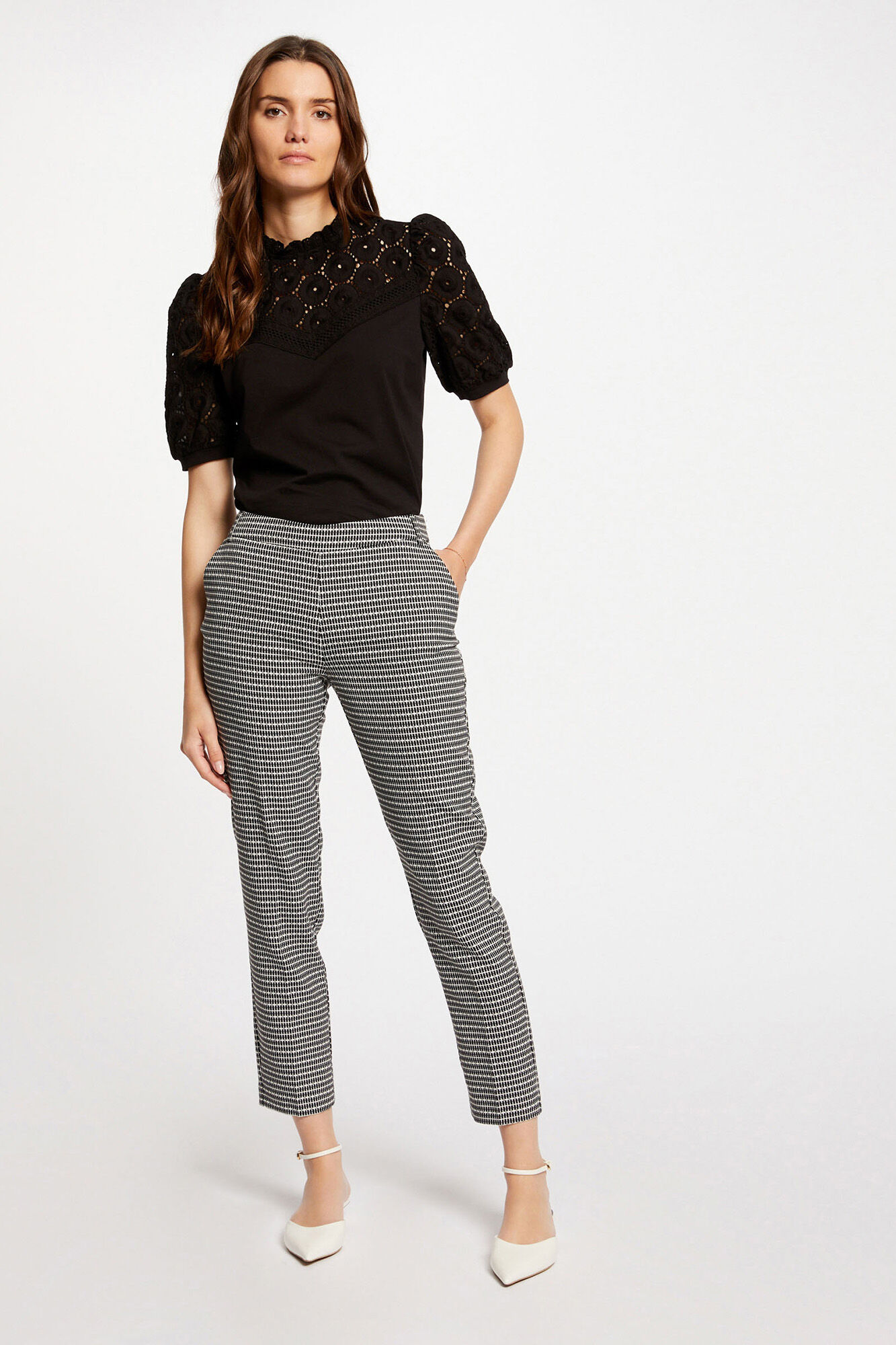 Pantalones cuadros mujer cortefiel online