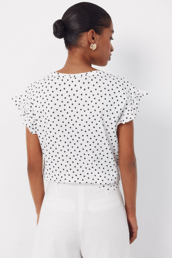 Cortefiel Camisola b&aacute;sica folho Impress&atilde;o