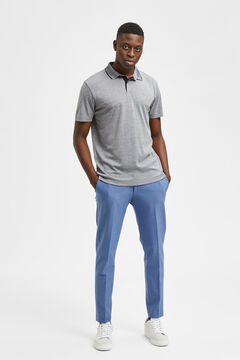 Cortefiel Coolmax® regular fit polo shirt Grey