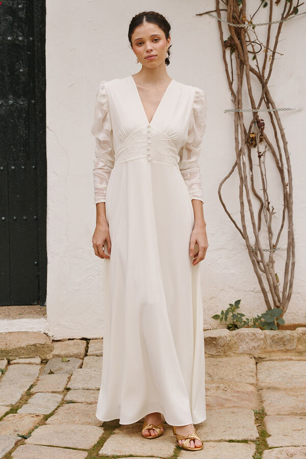 Cortefiel Lirio wedding dress White