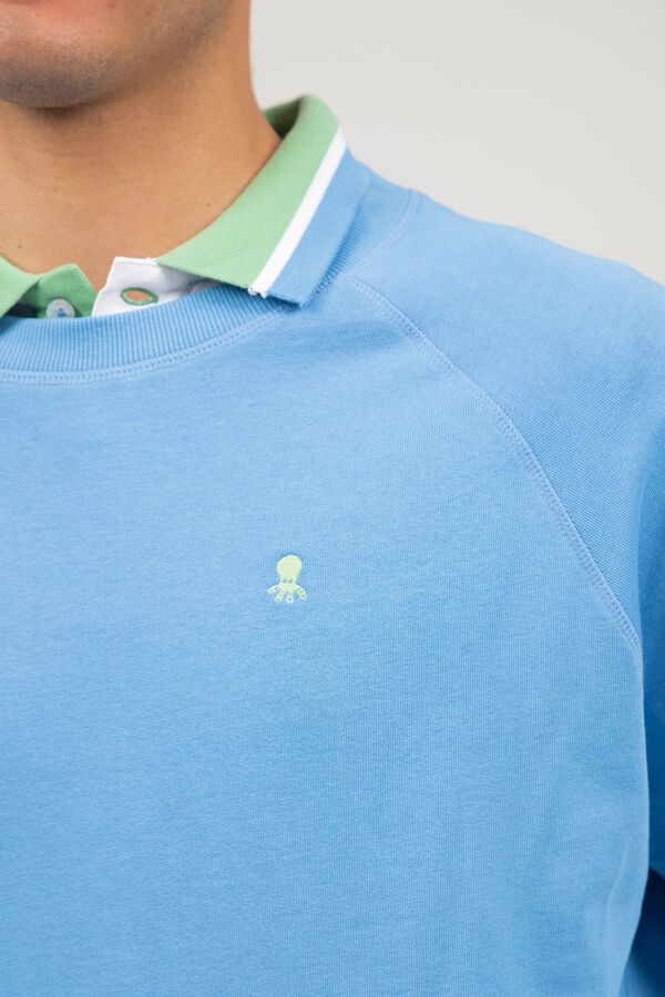 elPulpo Sweatshirt b&aacute;sica Azul