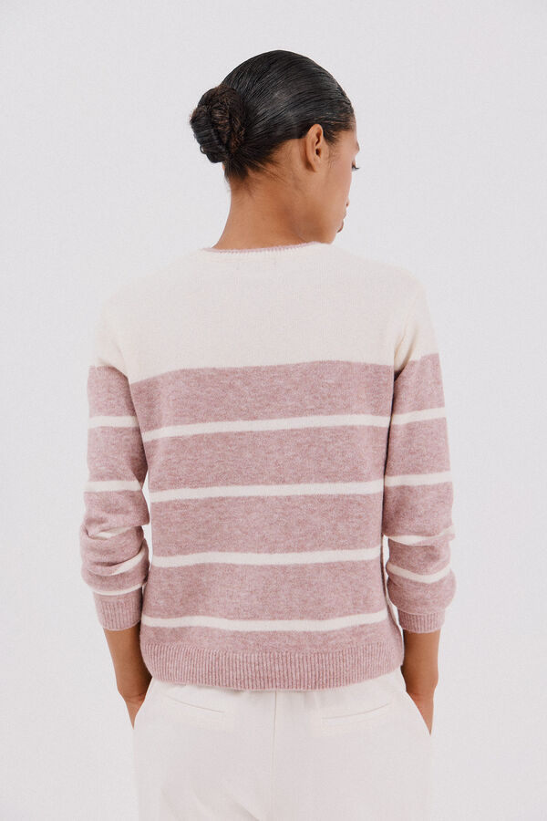 Cortefiel Soft feel jumper Pink