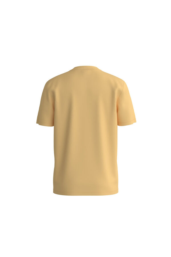 Cortefiel T-shirt with short sleeves Yellow