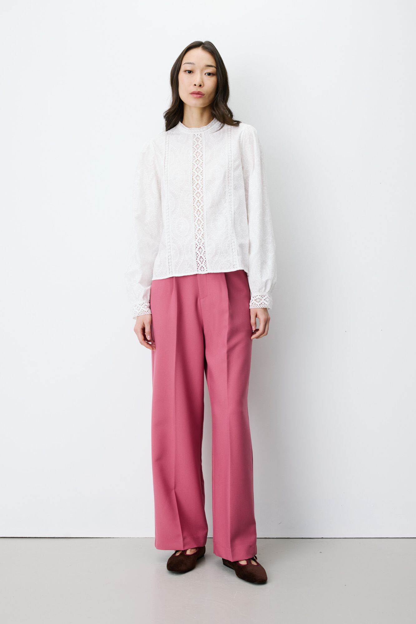 Grace & Mila Blusa de corte reto Abigail