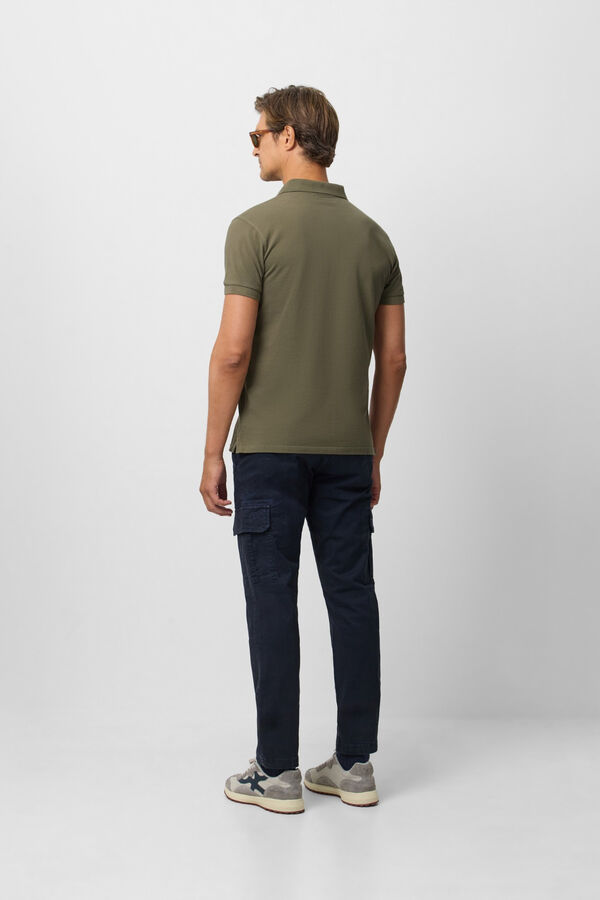 Silbon Polo liso cl&aacute;ssica Verde