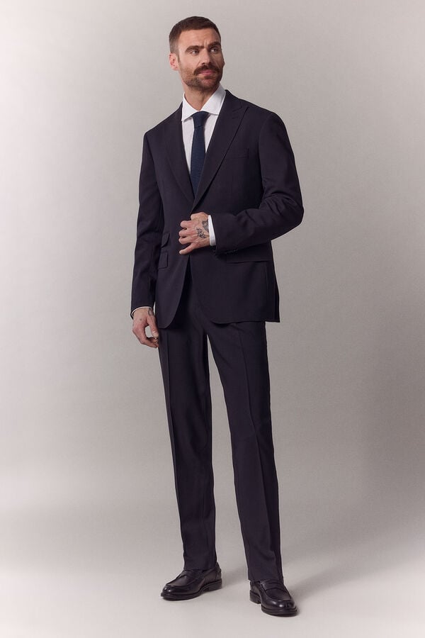 OOTO Cal&ccedil;a de fato aba em bico Azul