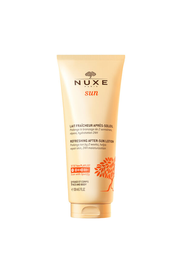 Cortefiel Nuxe Sun Refreshing After Sun Lotion for Face and Body for use after sunbathing Orange