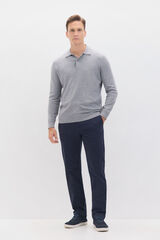 Cortefiel Regular fit chinos Navy