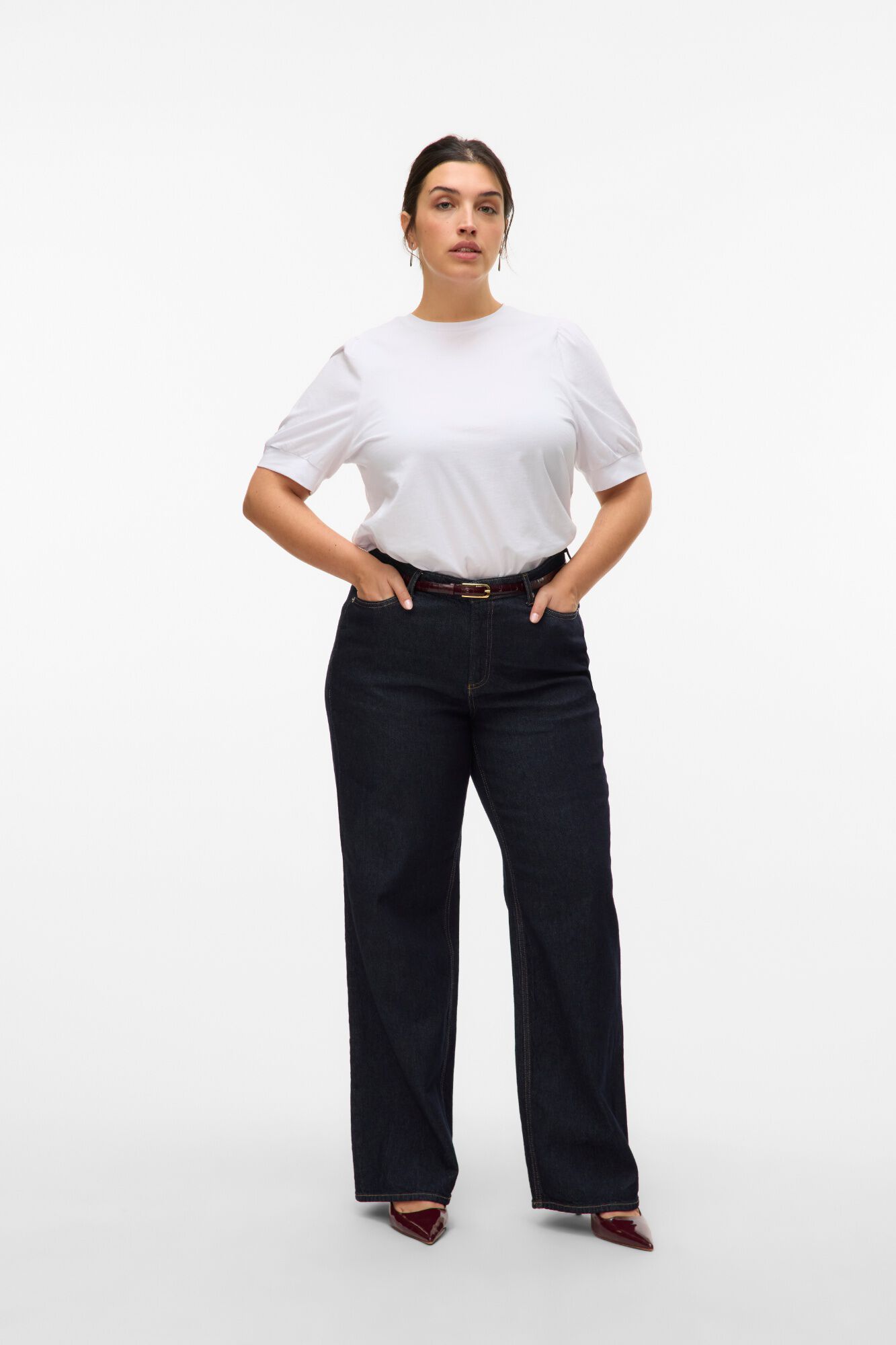 Vero Moda Curve Top manga 2/4 tamanho grande