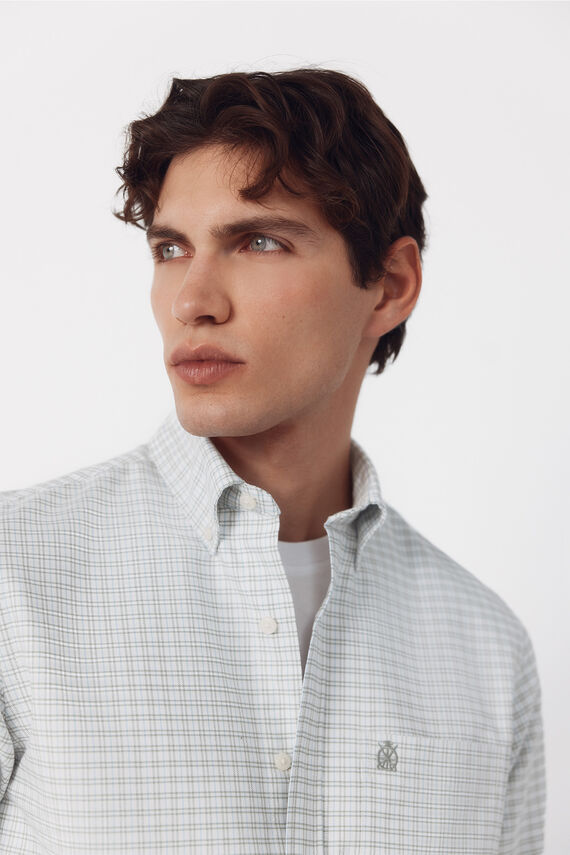 Camisa oxford cuadros