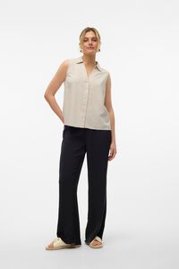 Vero Moda Top fluido gola em bico