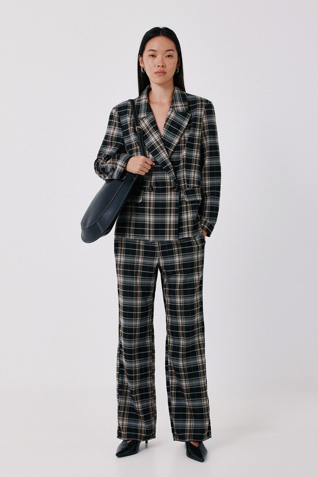 Cortefiel Women's double-breasted blazer