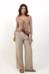 Slowlove Pantal&oacute;n flu&iacute;do &iacute;ndigo Nude