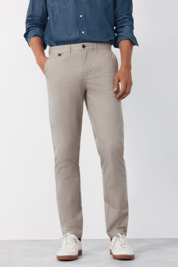 Pantalón chino print slim
