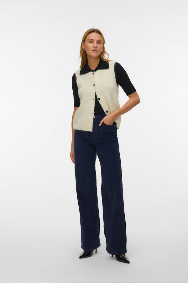 Vero Moda Colete de malha  Tostado