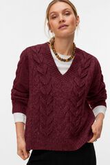 Vero Moda Camisola de oitos com decote em bico Granada