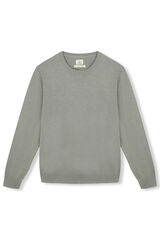 OOTO Camisola gola redonda algodão Verde