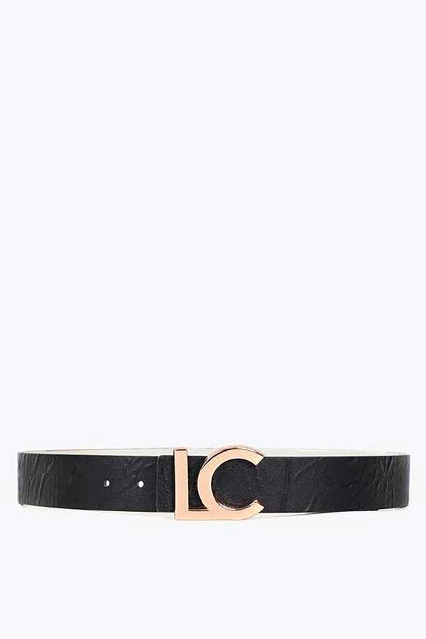 Lola Casademunt Cinturón reversible Negro