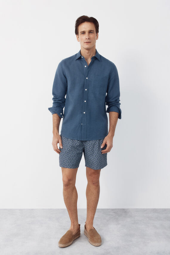 Bañador estampado geométrico