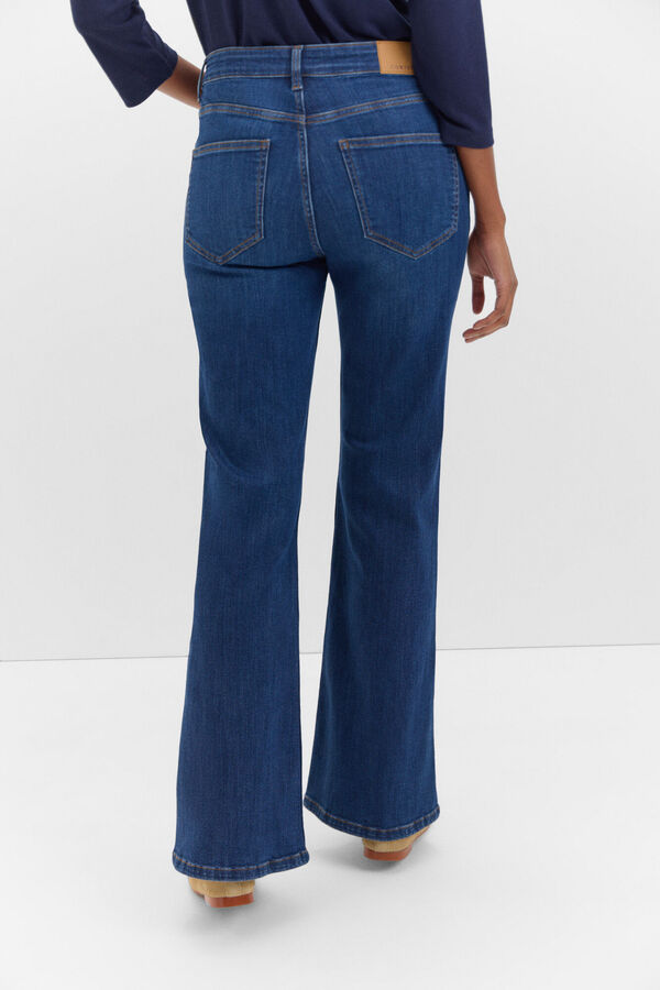 Cortefiel Bell-bottom jeans Blue