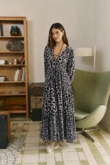 Jaase Vestido maxi Teresa Cinzento