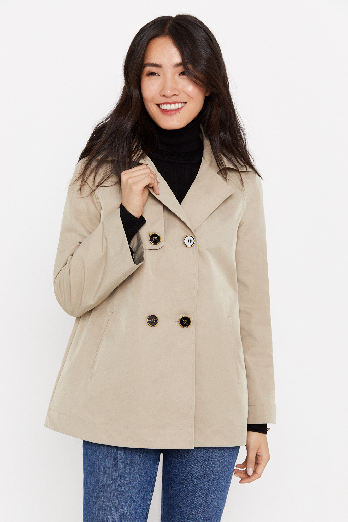 Cortefiel sales trench coat