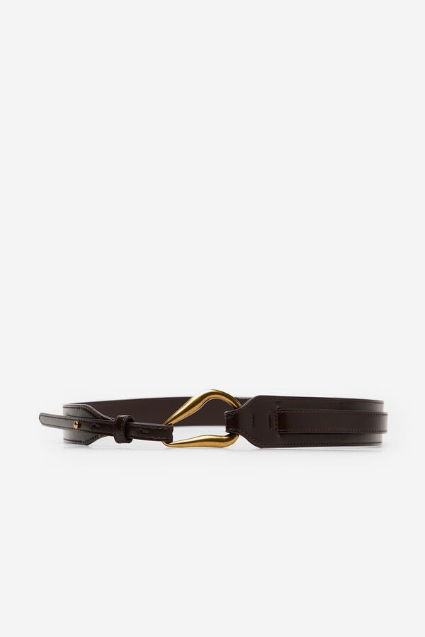 Cortefiel Equestrian belt Maroon