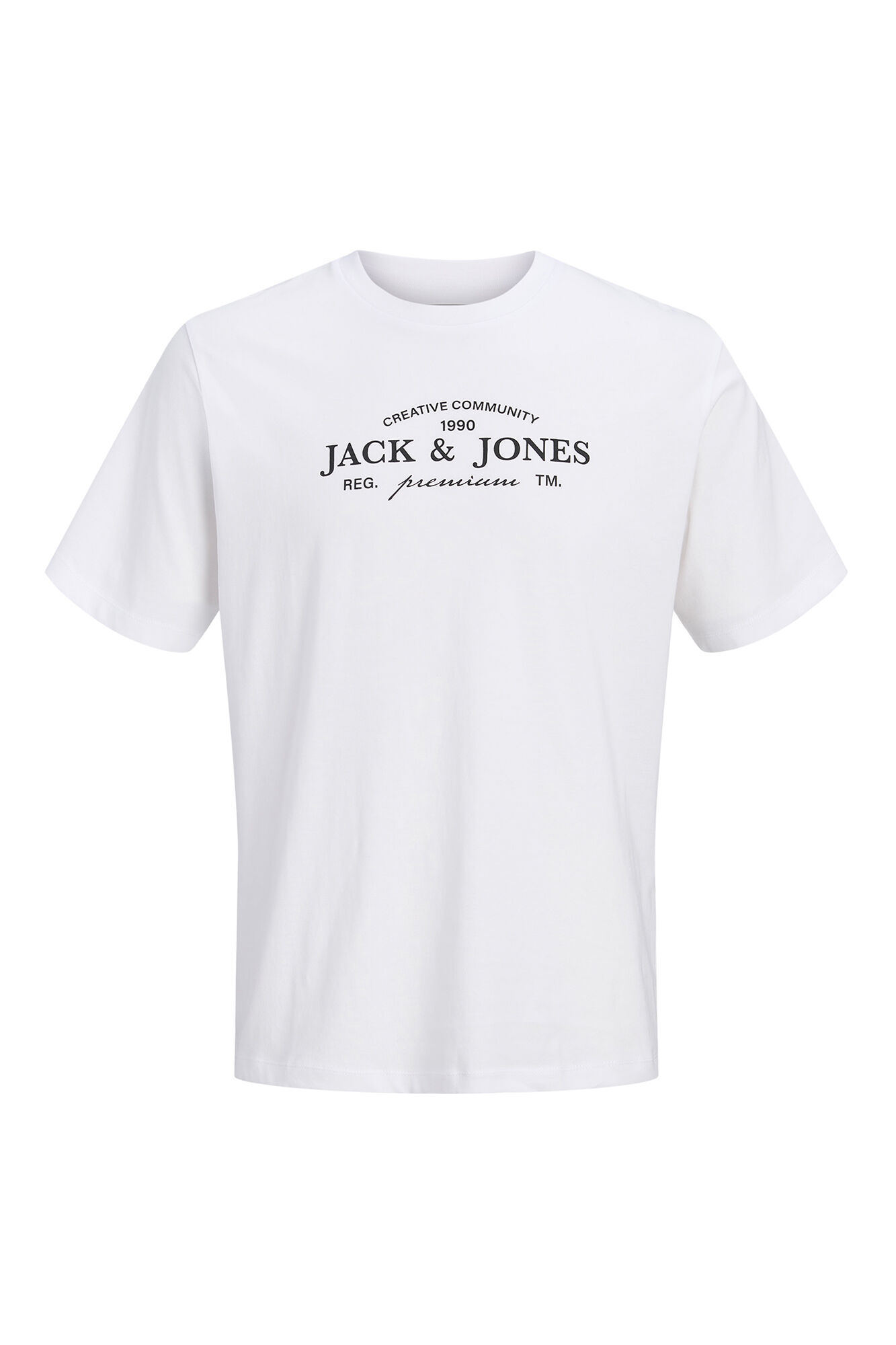 Jack & Jones T-shirt corte regular em algod&atilde;o