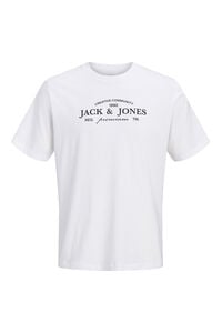 Jack & Jones T-shirt corte regular em algod&atilde;o