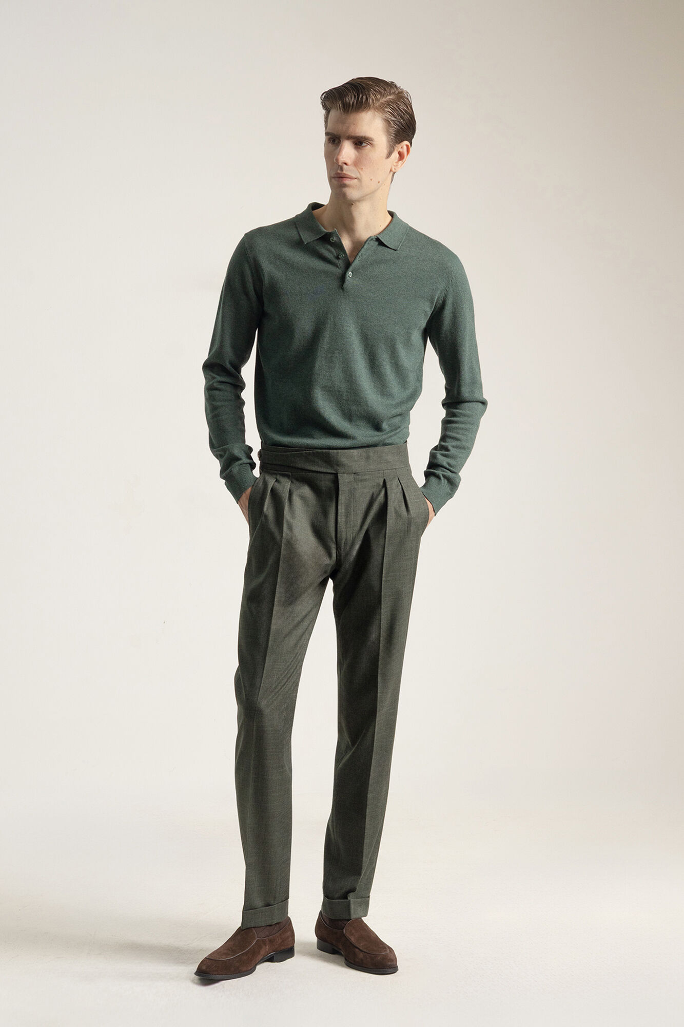 PuroEGO Slim fit Gurkha trousers