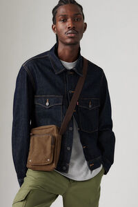 Levi's Bolsa pequena de ombro com fecho-éclair