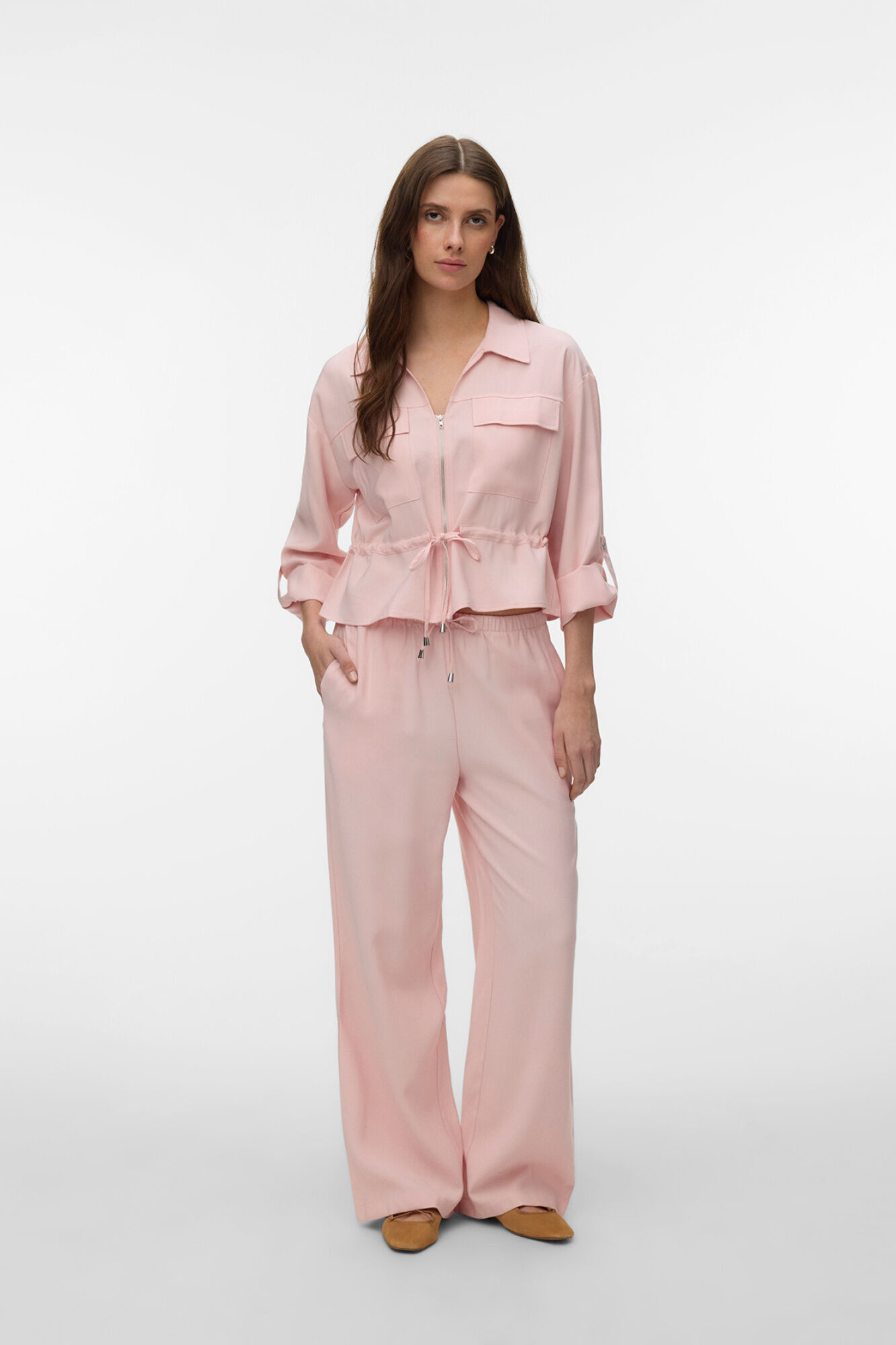 Vero Moda Chaqueta ligera con cuello camisero