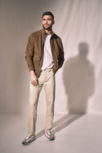 Cortefiel Slim 5-pocket trousers Beige