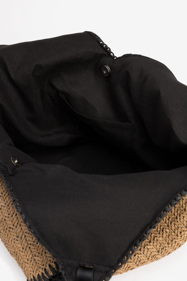 Vilanova Mala tote bag com al&ccedil;as pretas Preto