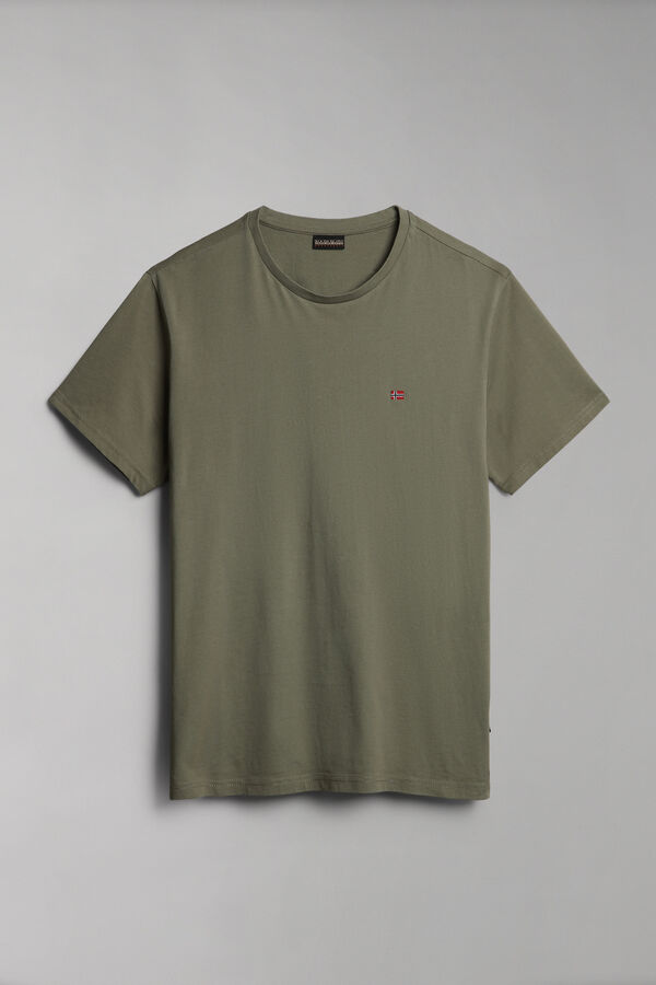 Napapijri T-shirt de manga curta Salis Verde