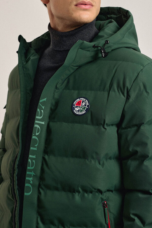 Valecuatro Chaqueta acolchada Emboss color kaki Kaki