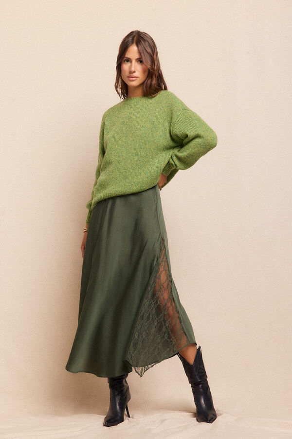 Slowlove Jersey básico Verde