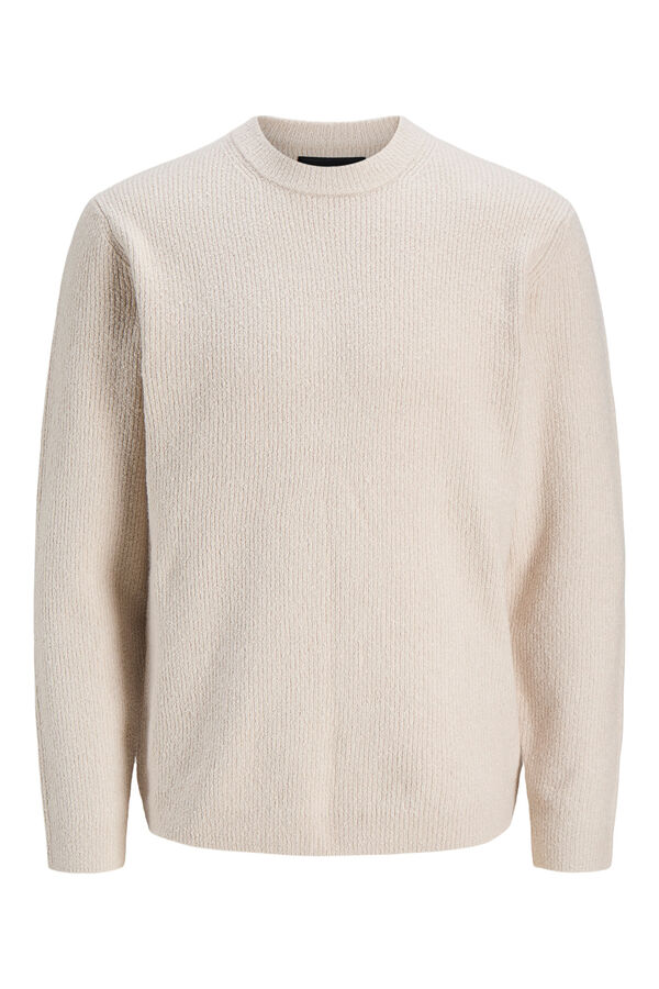 Jack & Jones Camisola regular em algod&atilde;o Tostado