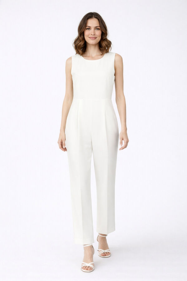 Vila Formal long jumpsuit White