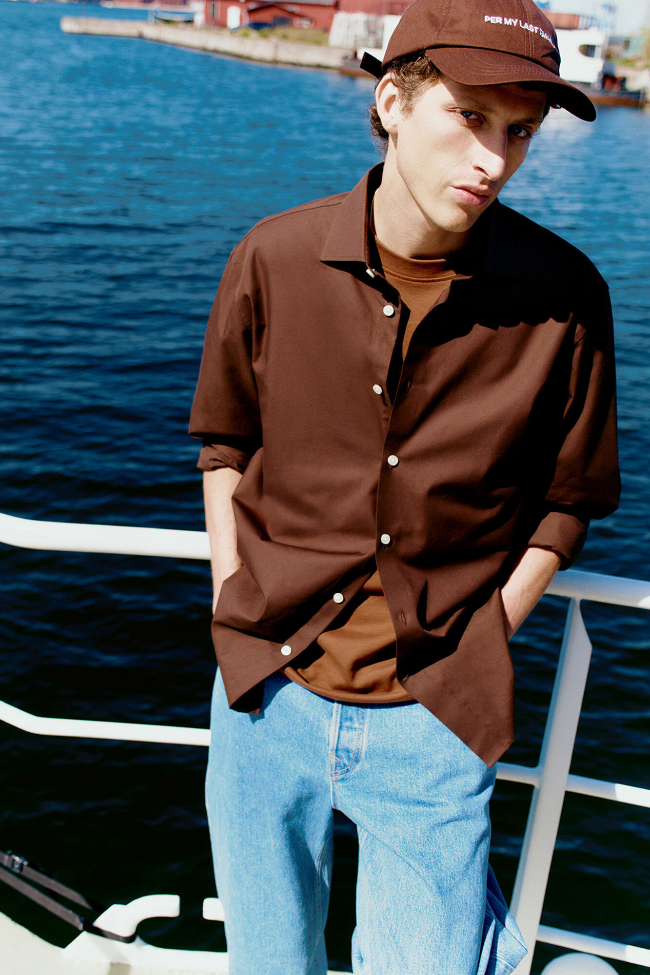 Selected Gorra con bordado 100% algod&oacute;n org&aacute;nico