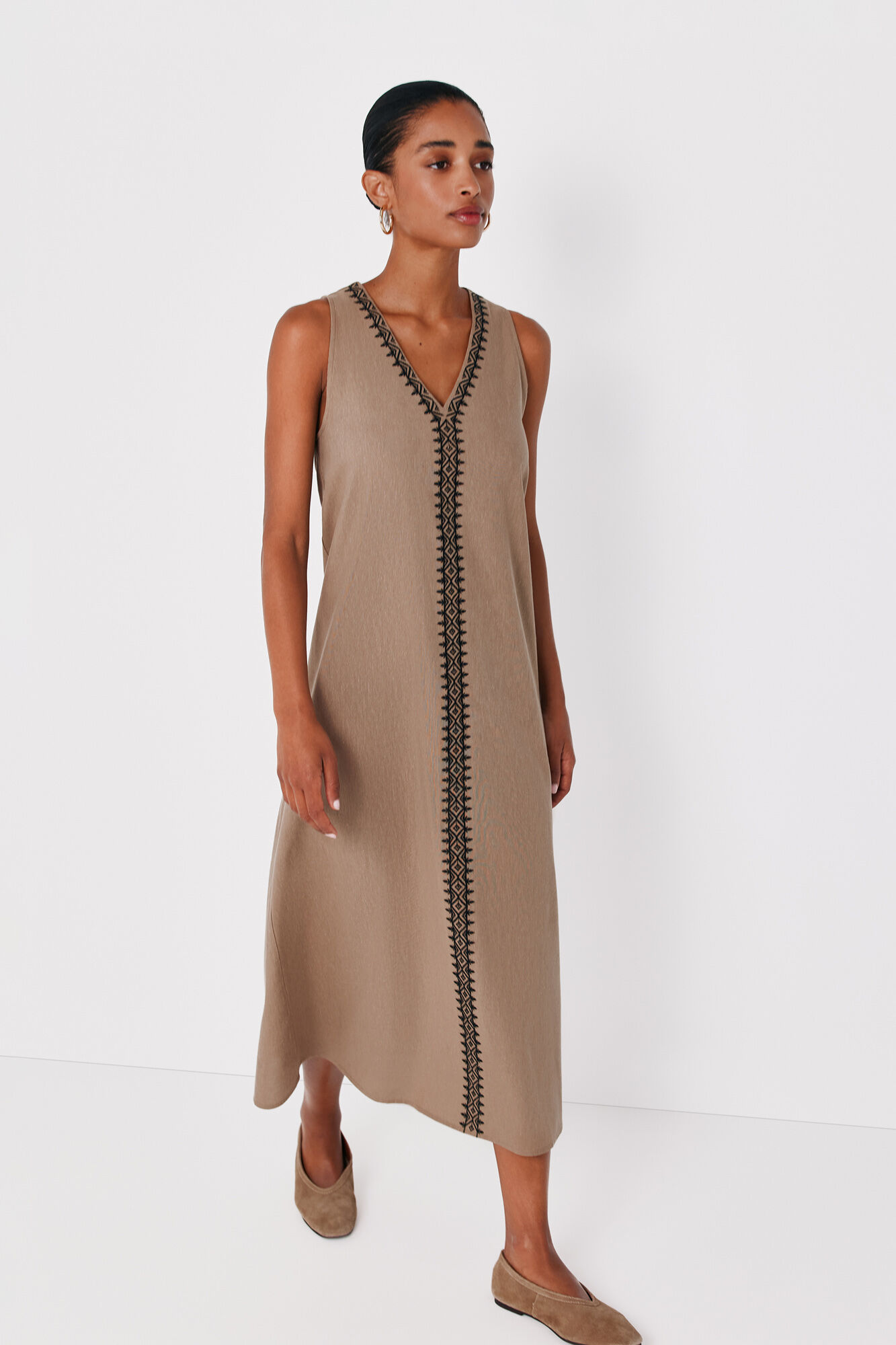Cortefiel Vestido bordado