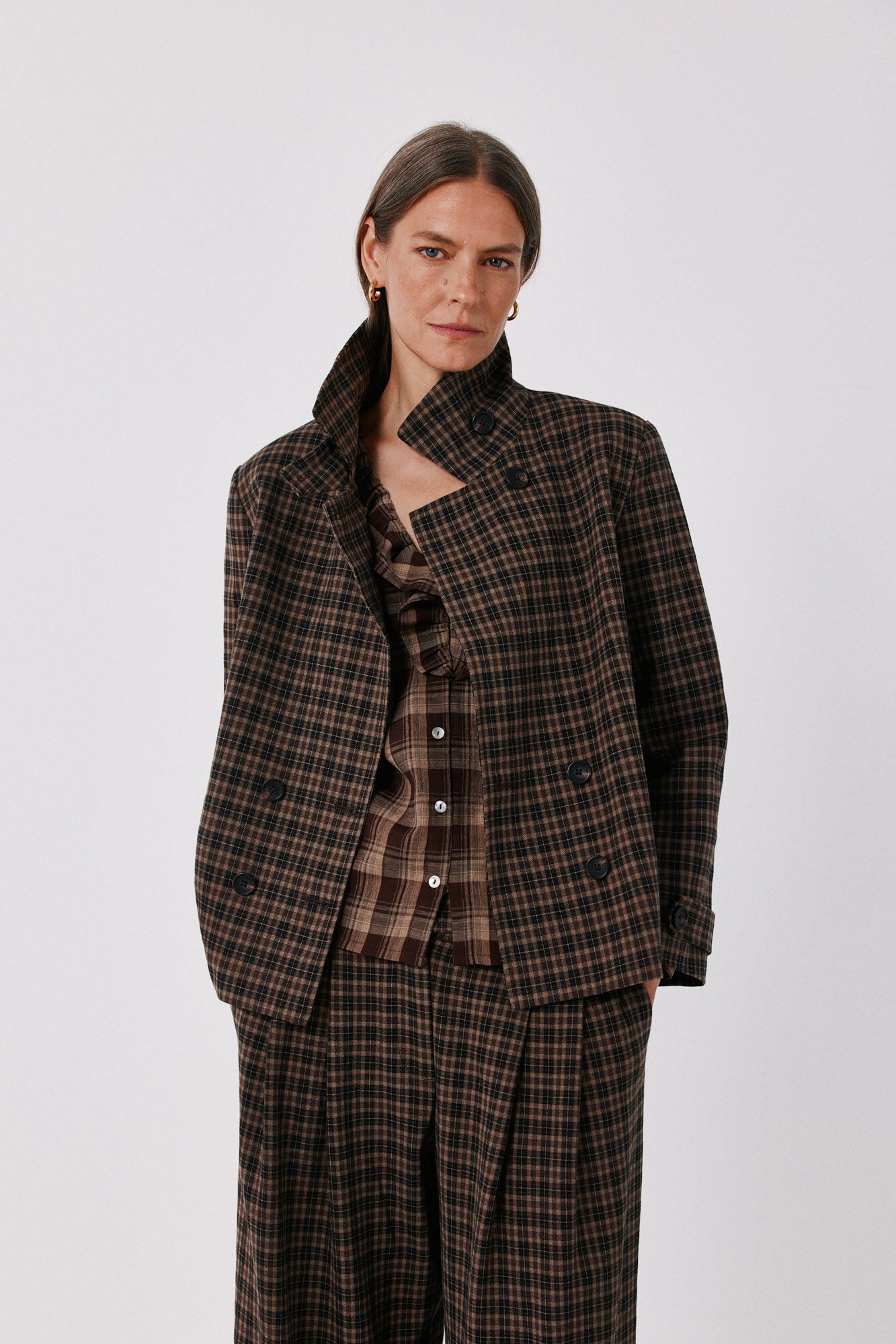 Cortefiel Plaid jacket