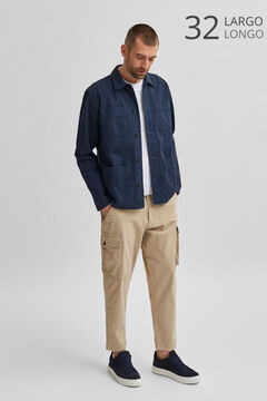 Cortefiel Cargo trousers Stone