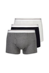 Cortefiel 3-pack jersey-knit boxers Black