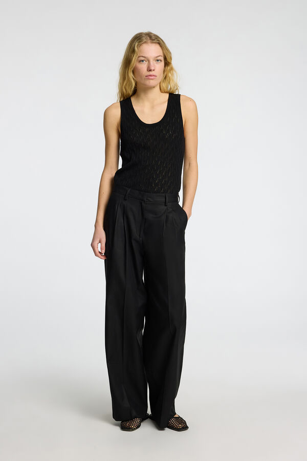 Selected Femme Top de malha  Preto