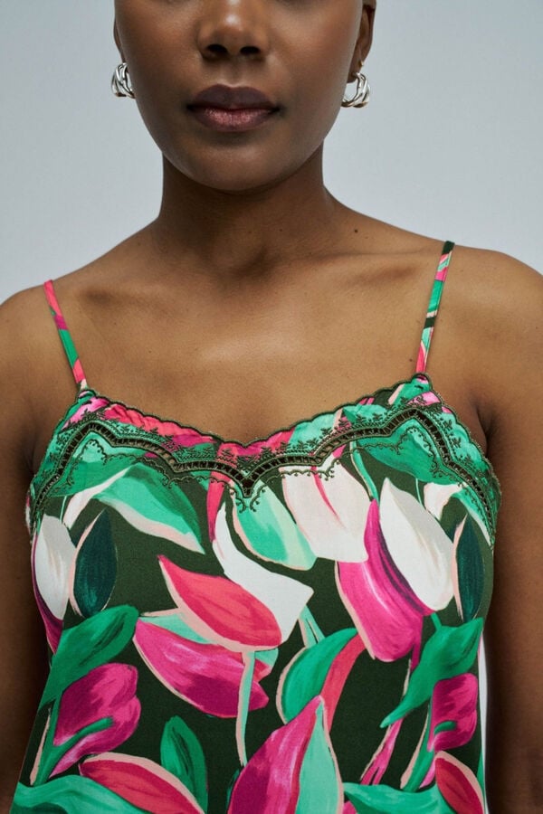 Salsa Jeans Top estampado floral Subiu